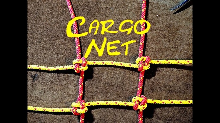 Crown Knot for Making a Cargo Net or Climbing Net