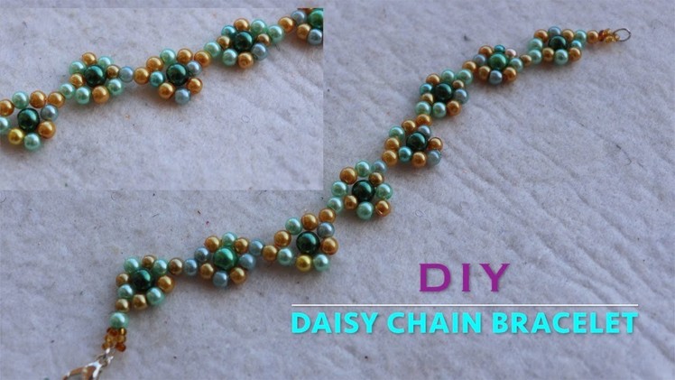 Daisy chain bracelet