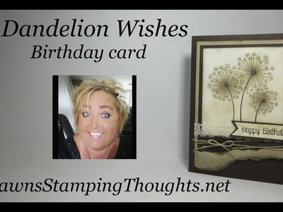 Dandelion Wishes Birthday card
