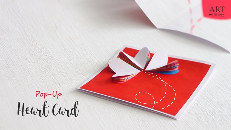 DIY 3D Heart Card | Pop-up Greeting Card