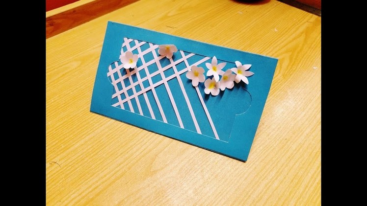 DIY Birthday card create with Paper:  Paper craft Tutorial,