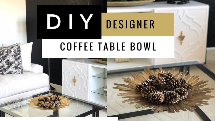 DIY Decorative Bowl Using Dollar Tree Supplies | Easy | Home Decor Accents