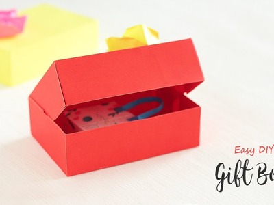 DIY Paper Gift Box With Lid | Gift Wrapping Ideas