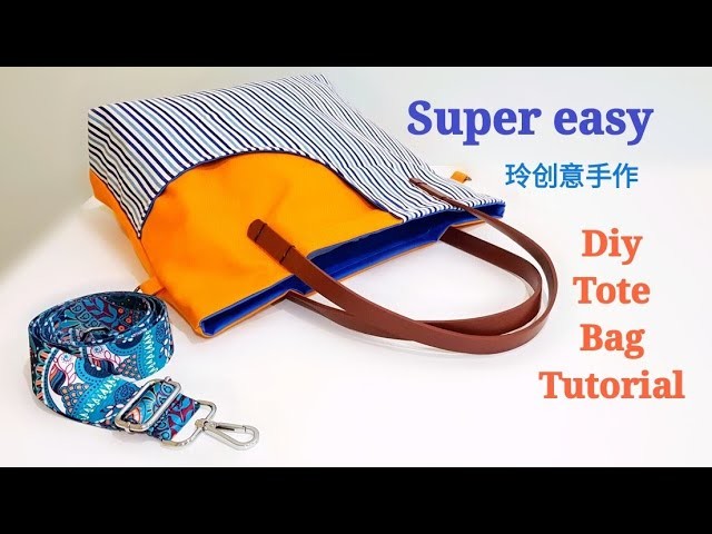Diy Tote Bag | Super easy Tutorial #HandyMum