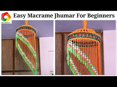 Easiest Macrame Jhumar Design For Beginners