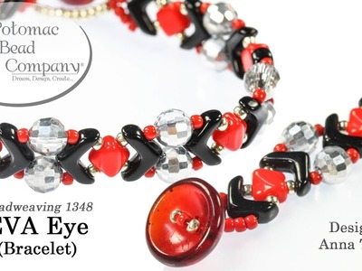 EVA Eye Bracelet - Beadweaving Tutorial