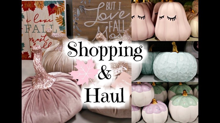 ????FALL DECOR SHOP WITH ME & HAUL. AT HOME STORE????