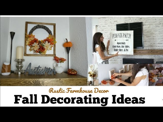 Fall Decorate With me, Rustic Fall Farmhouse Ideas | Momma From Scratch