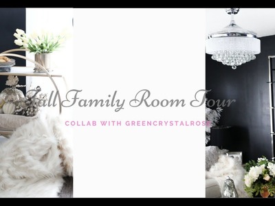 Fall glam Living Room Tour 2018 Collab With Greencrystalrose