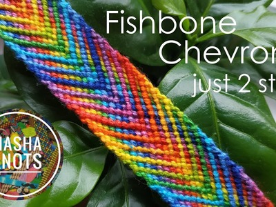 FISHBONE CHEVRON || Friendship Bracelets