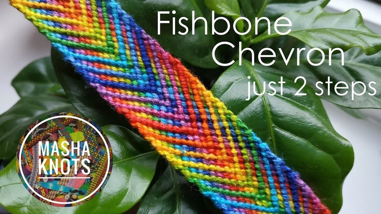 FISHBONE CHEVRON || Friendship Bracelets