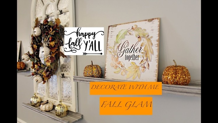 GLAM || FALL DECORATE WITH ME|| NEW TUFTED GREY CHAIRS