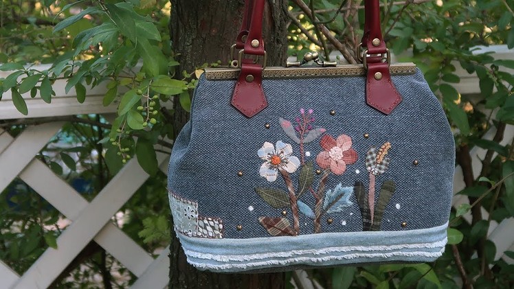 퀼트 가방 만들기 │ Hand Quilt Applique Embroidery Bag │  How To DIY Craft Tutorial