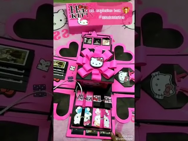 Hello kitty explosion box with led ????
