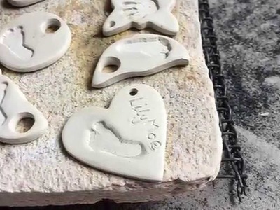 How I make Footprint Jewellery