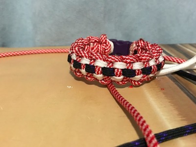 How to make "3 Color Checkerboard" Paracord Bracelet
