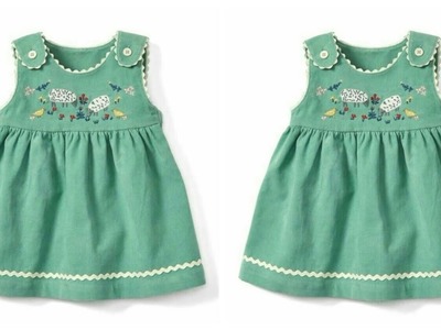 How to make baby step frock cutting stitching tutorial