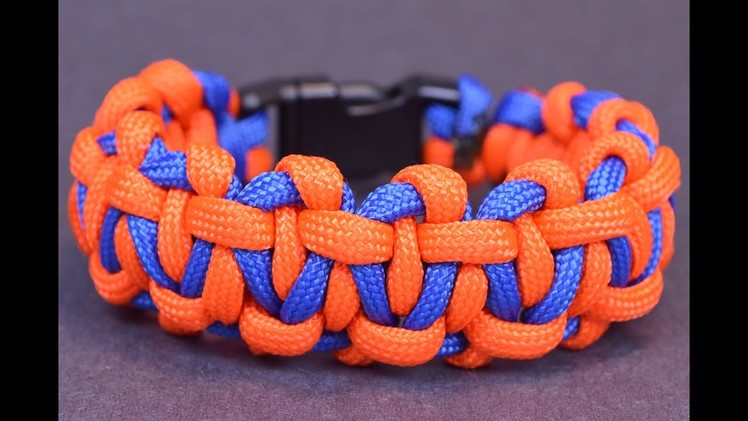 How to Maked the "Cobbled Interlocked Bar" Paracord Bracelet - BoredParaocrd
