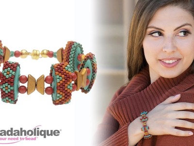 How to String the Autumn Sunset Carrier Bead Bracelet