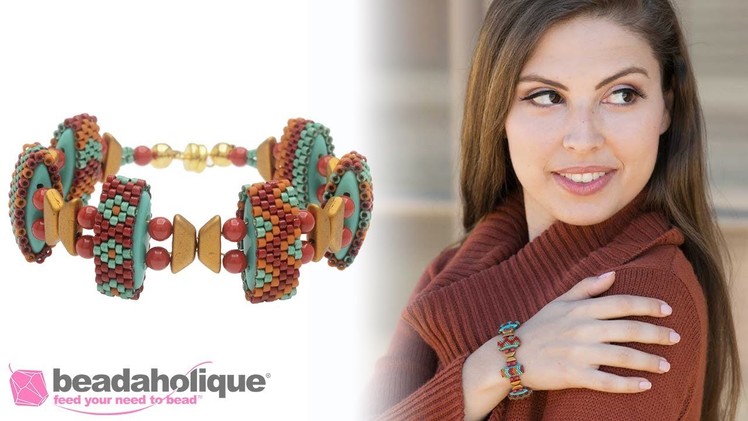 How to String the Autumn Sunset Carrier Bead Bracelet