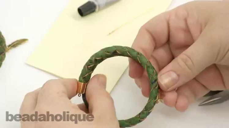 Instructions for Making the Braided Cork Wrap Bracelet Kit