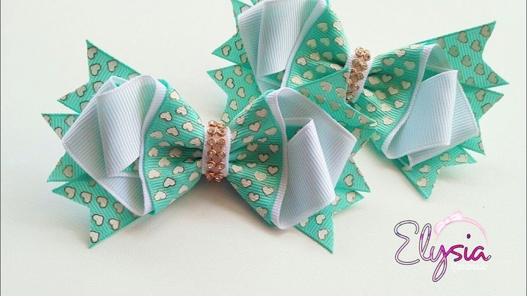 Laço Brielle Fita N5 ???? Ribbon Bow Tutorial ???? DIY by Elysia Handmade