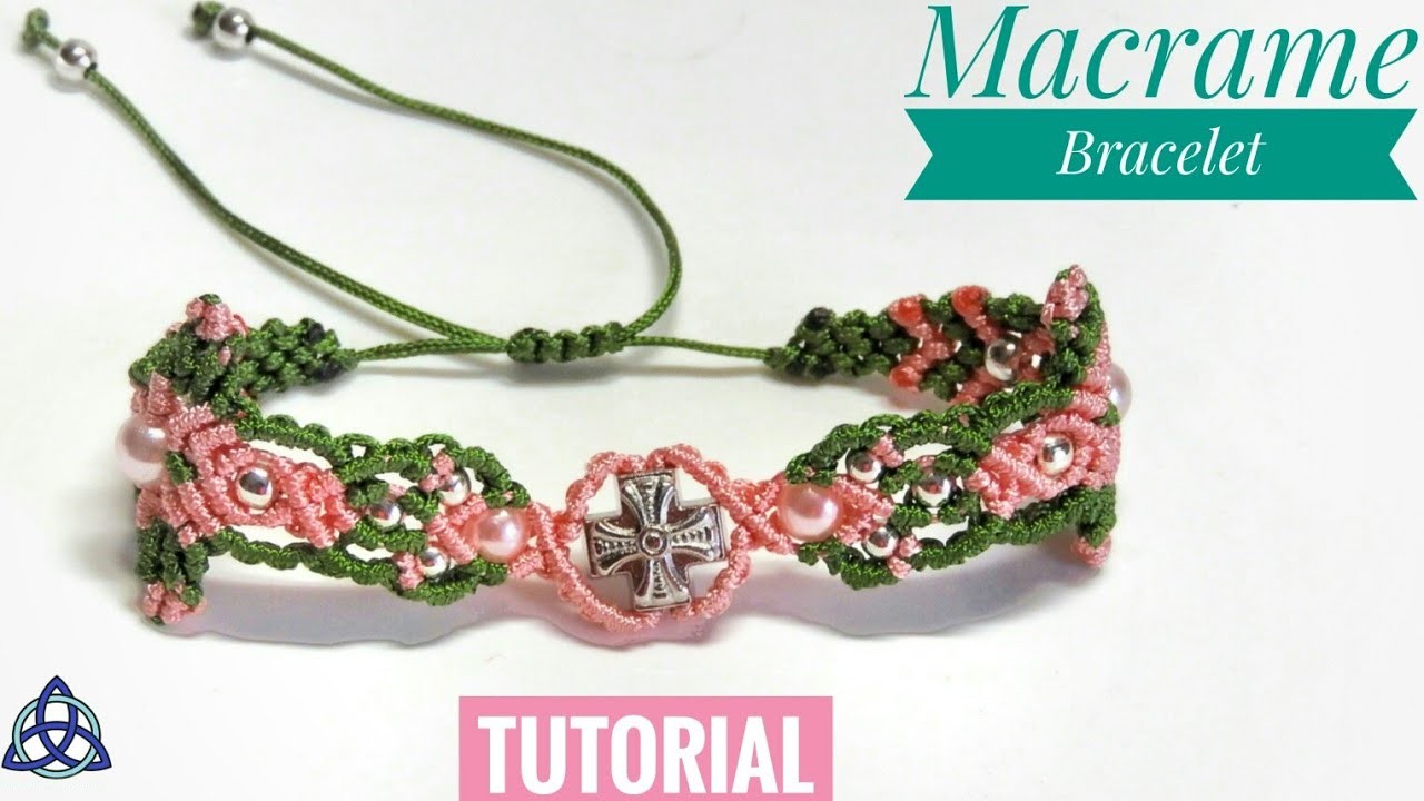 Macrame Cross Bracelet Tutorial, Beautiful Macrame Pattern Early Autumn