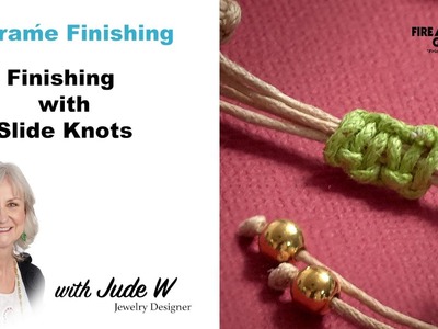 Macramé Finishing Techniques: Finishing with Slide Knots