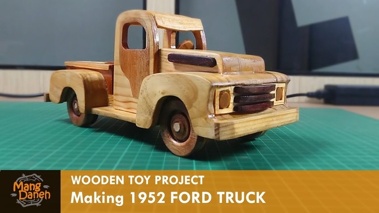 Making 1950 Ford Truck Wooden toy