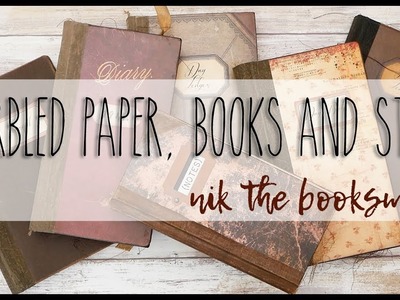 Marbled papers and Books and stuff!