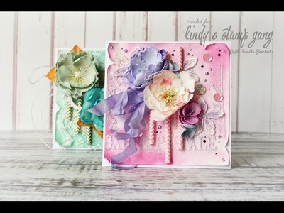 Mixed media embossed cards