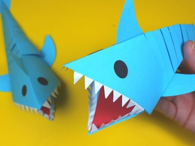 Moving Paper Shark | Paper Crafts for Kids