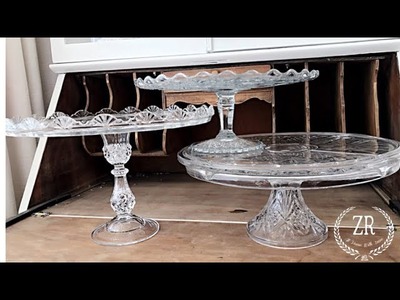 My Crystal Cake Stand Collection || My Three Favorite Pieces