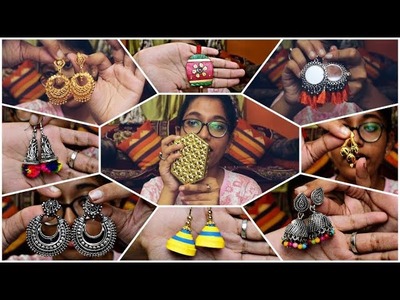 My Jewellery Collection|| Earrings,Neckpiece,Rings n more. 