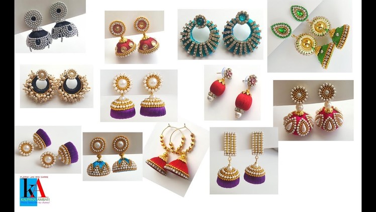 My Over All Silk Thread Jhumkas Collection