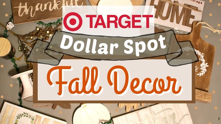 NEW FALL Target Dollar Spot 2018 | Cute Fall Farmhouse Decor | Target Fall Haul | KraftsbyKatelyn