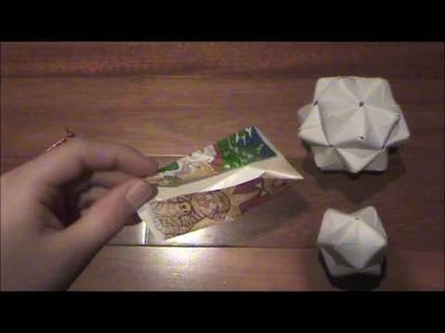 Origami Sonobe series part1 how to fold a unit