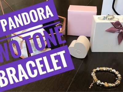 Pandora Two Tone Bracelet: Old School Pandora Pieces!