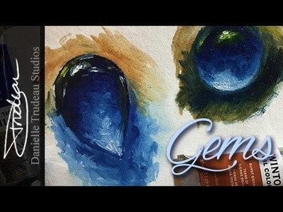 Playing with Paint - Gemstones with Oil Paint