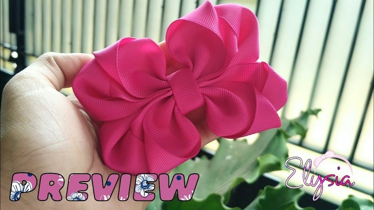 [PREVIEW] Laço Nova Fita N9 ???? Ribbon Bow ???? DIY by Elysia Handmade