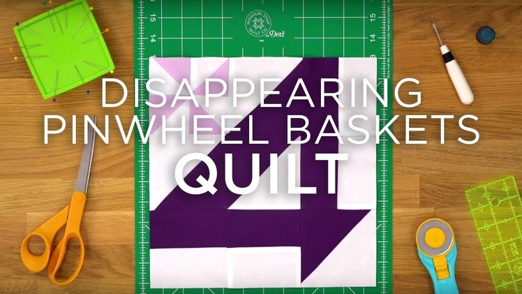 Quilt Snips Mini Tutorial - Pinwheel Basket