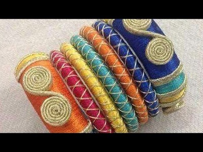 Silk Thread Bangles New Designs Collection