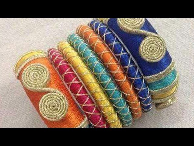 Silk Thread Bangles New Designs Collection