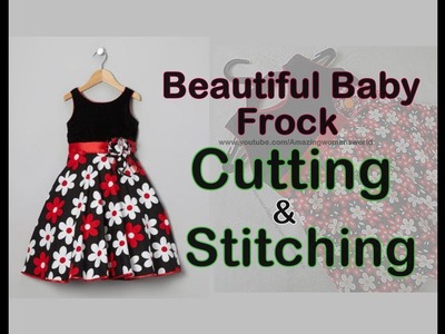 Simple & Beautiful Baby Frock Cutting & Stitching | Step by Step - Easy Making at home