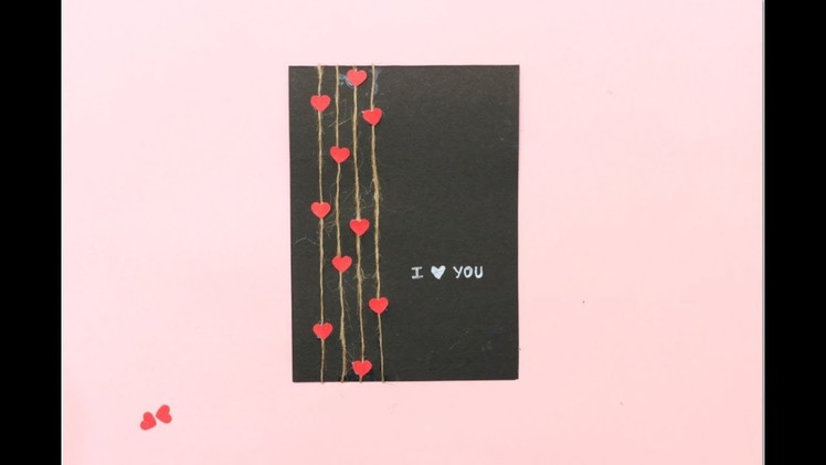 Simple I Love You card in 30 SEC  for Valentines day, Boyfriend, Anniversary | Valentine's Day Card
