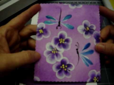 Simple painted card Part 1