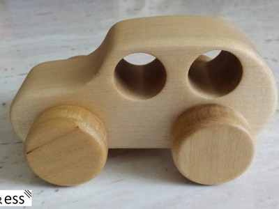 Simple wooden toy car