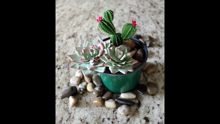 Succulents and Cactus Making by Archana Joshi