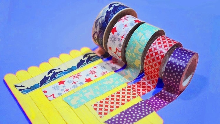 WASHI TAPE CRAFTS YOU SHOULDN'T MISS!! Washi Tape Hacks and Crafts