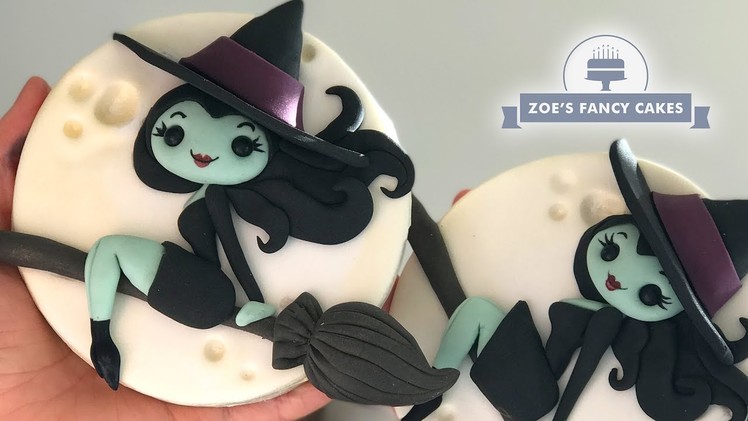 Witch cake topper Halloween collaboration video